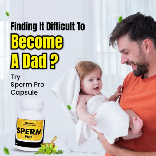 Cipzer Sperm Pro Caplet  Capsulesule (60cap, Pack of 2)