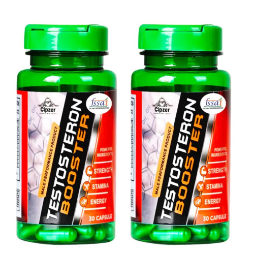 Cipzer Testosterone Booster (30cap, Pack of 2)