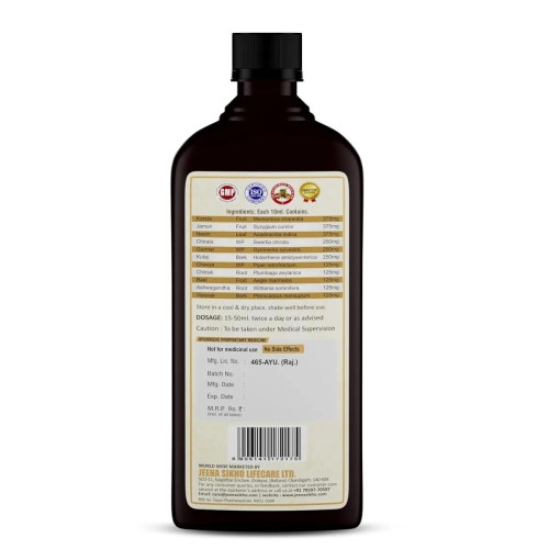 Jeena Sikho Madhumeh Parbandhak Syrup (500ml)