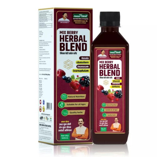 Jeena Sikho Mix Berry Herbal Blend Juice (500ml)