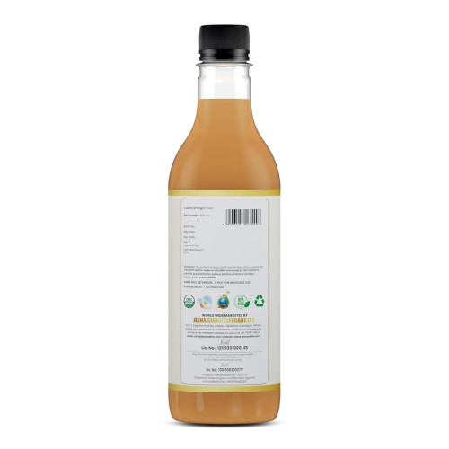 Jeena Sikho Organic Apple Cider Vinegar With Mother (500ml)