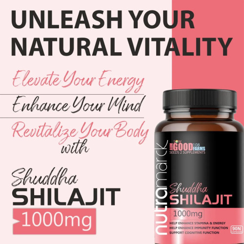 Nutramarck Shuddha Shilajit 1000mg (90cap)