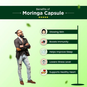 Cipzer Moringa Oleifera  Capsulesule (30cap, Pack of 2)