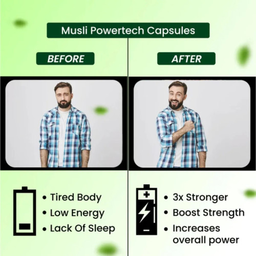 Cipzer Musli Powertech  Capsulesule (30cap, Pack of 2)