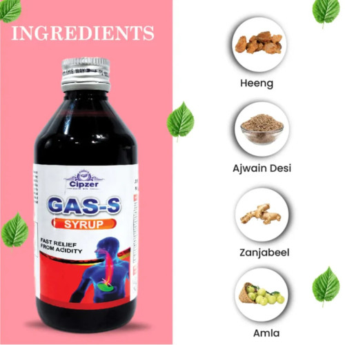 Cipzer Gas S Syrup (100ml, Pack of 2)