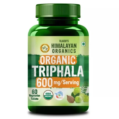 Vlado's Himalayan Organics Triphala  Tablets 600mg (60 Tablets)