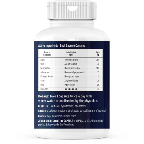 Zenius Cholestro Fit  Capsules (60cap)