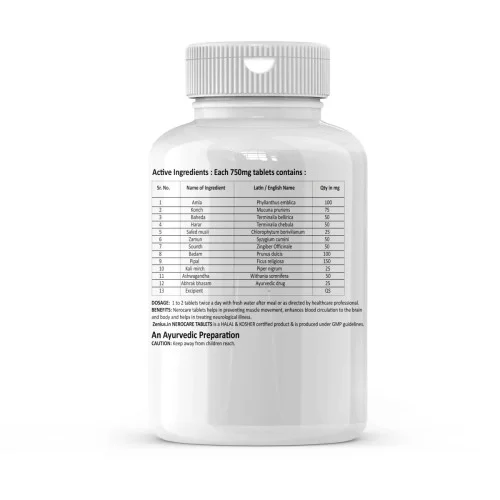 Zenius Nerocare  Tablets (60 Tablets)