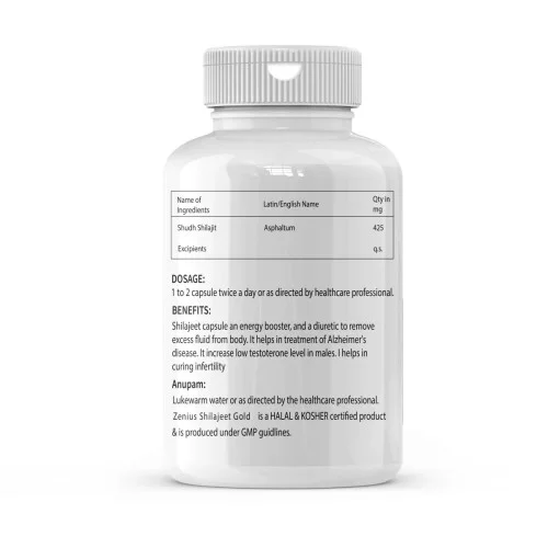 Zenius Shilajit Gold  Capsules (30cap)