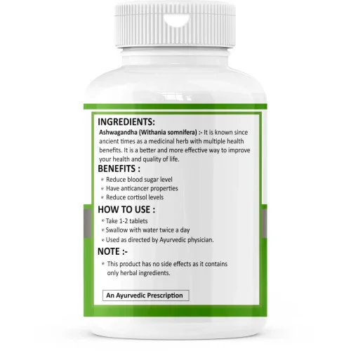 Zenius Ashwagandha  Tablets (60 Tablets)