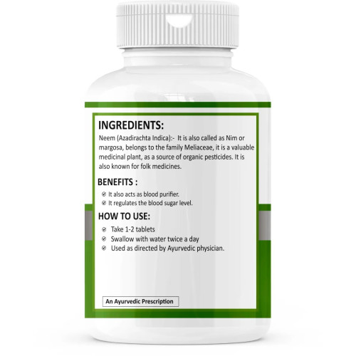 Zenius Neem  Tablets (60 Tablets)
