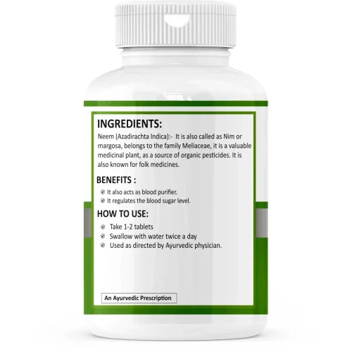 Zenius Neem  Tablets (60 Tablets)