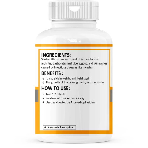 Zenius Seabuckthorn  Tablets (60 Tablets)