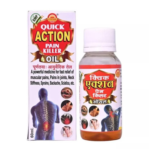Action Pharma Quick Action Pain Killer Oil (60ml)