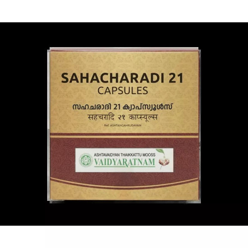 Vaidyaratnam 21 Sahacharadi Soft Gel  Capsulesule (10 Tablets)