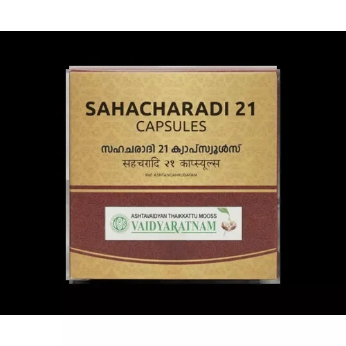 Vaidyaratnam 21 Sahacharadi Soft Gel  Capsulesule (10 Tablets)