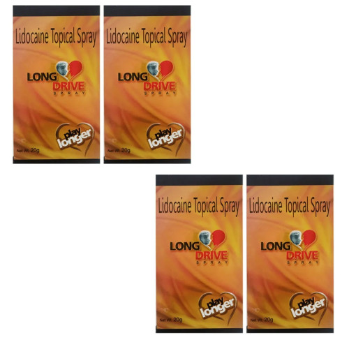 Leeford Long Drive Spray (20g, Pack of 4)