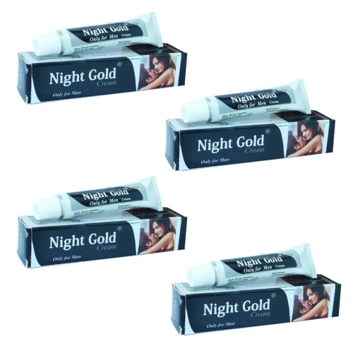 Joy Life Night Gold Delay Cream (Tube) (4g, Pack of 4)