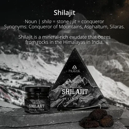 Pravek Shuddha Shilajit Resin Form (20g)
