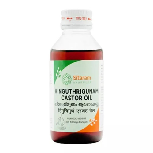 Sitaram Ayurveda Hinguthrigunam Castor Oil (50ml)