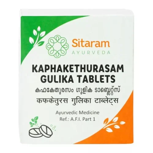Sitaram Ayurveda Kaphaketu Rasa Gulika  Tablets (100 Tablets)