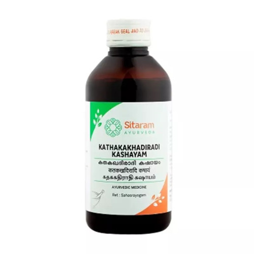 Sitaram Ayurveda Katakakhadiradi Kashayam (200ml)