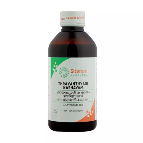 Sitaram Ayurveda Thrayanthyadi Kashayam (200ml)
