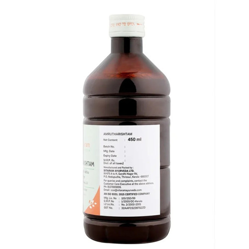 Sitaram Ayurveda Amrutharishtam (450ml)