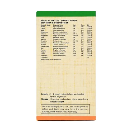 Sitaram Ayurveda Inflasap  Tablets (50 Tablets)