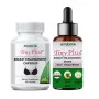Ayudiva Herbals Breast Enlargement  Capsulesule And Breast Enhancement Liquid Drop Combo Tiny Plus Comb (60  Capsulesule + Drop 30ml) (1Pack)