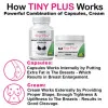 Ayudiva Herbals Breast Enlargement  Capsulesule With Breast Increase Cream Combo (3 Month Course) Tiny Plus Combo (Cream 50g + 60  Capsulesule) (1Pack, Pack of 3)