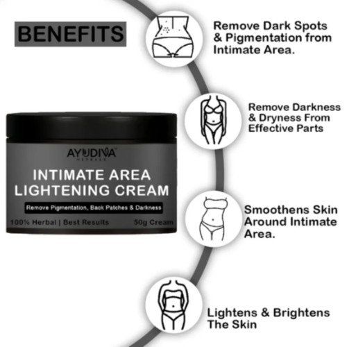 Ayudiva Herbals Intimate Area Lightening Cream (50g)