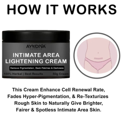Ayudiva Herbals Intimate Area Lightening Cream (50g)