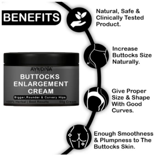 Ayudiva Herbals Buttocks Enlargement Cream (50g)