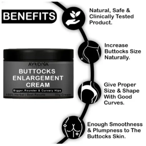 Ayudiva Herbals Buttocks Enlargement Cream (50g)