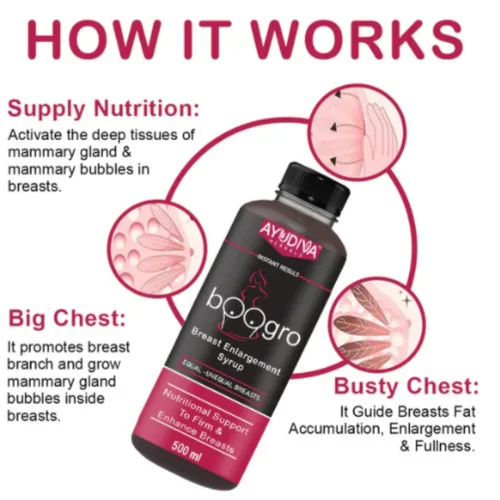 Ayudiva Herbals Boogro Breast Enlargment Syrup (500ml)