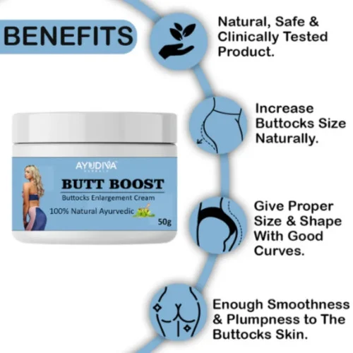 Ayudiva Herbals Butt Boost Buttocks Enlargement Cream (50g)