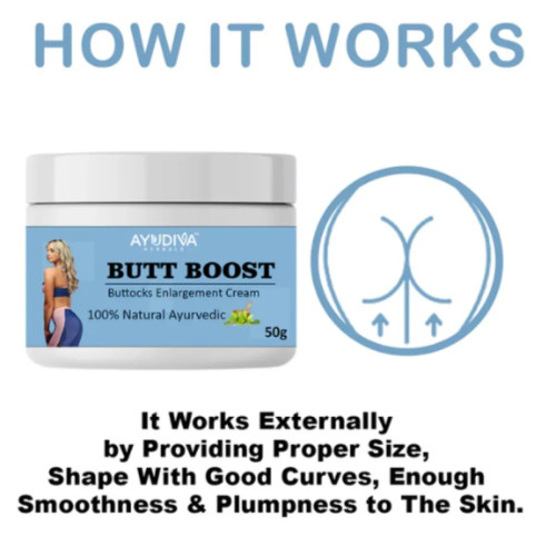 Ayudiva Herbals Butt Boost Buttocks Enlargement Cream (50g)