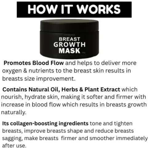 Ayudiva Herbals Breast Growth Mask (100g)