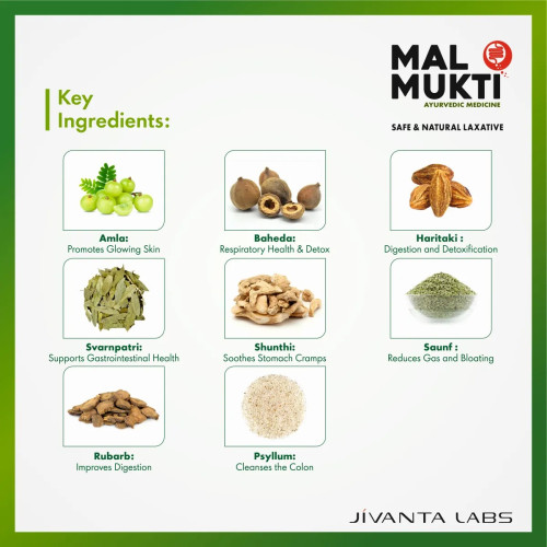 Mal Mukti Stool Soft Ayurvedic Digestive Powder (Each Sachet 5g) (10Sachet)