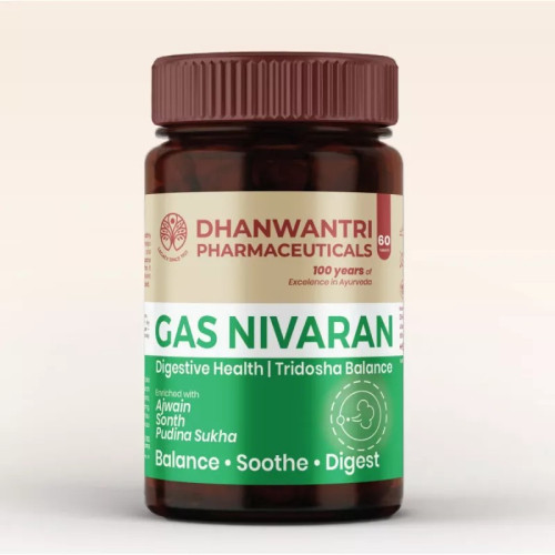 Dhanwantri Pharmaceuticals Gas Nivaran (60 Tablets)