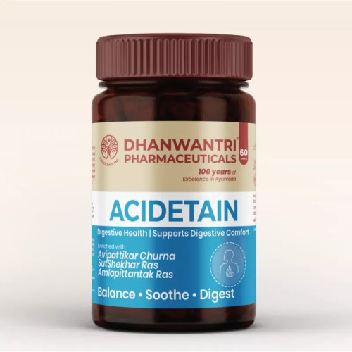 Dhanwantri Pharmaceuticals Acidetain (60 Tablets)