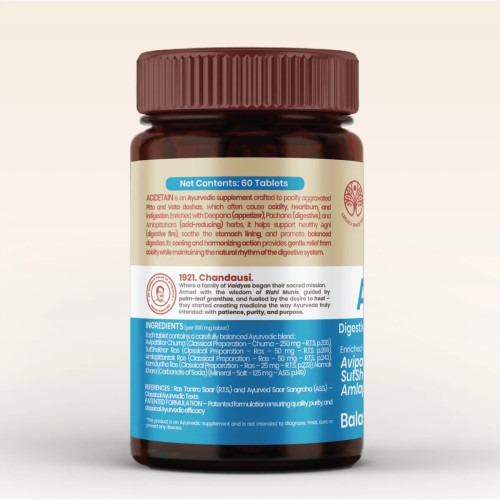 Dhanwantri Pharmaceuticals Acidetain (60 Tablets)