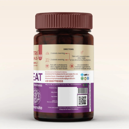 Dhanwantri Pharmaceuticals Diaba Treat (60 Tablets)