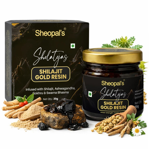 Sheopals Shelatejas Shilajit Gold Resin (20g)