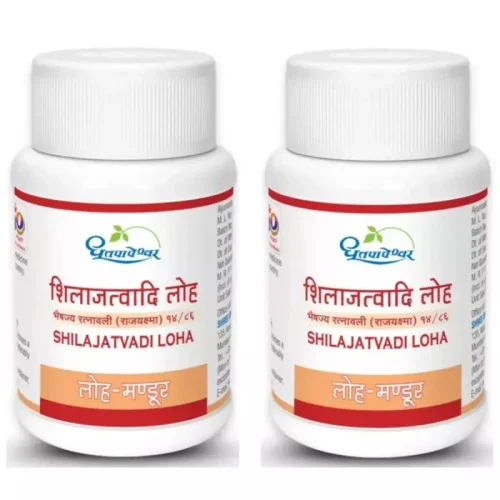 Dhootapapeshwar Shilajatvadi Loha (60 Tablets, Pack of 2)