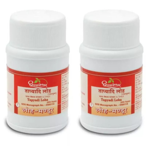 Dhootapapeshwar Tapyadi Loha (60 Tablets, Pack of 2)