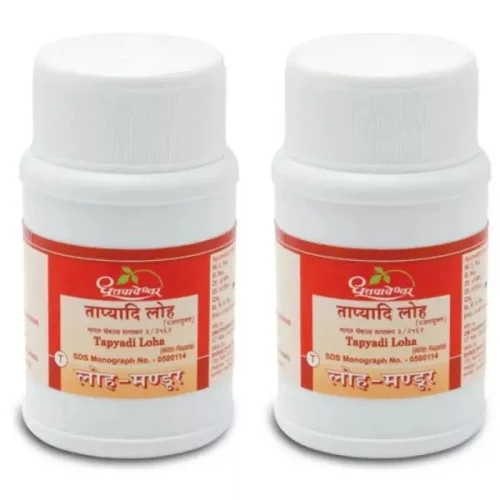 Dhootapapeshwar Tapyadi Loha (60 Tablets, Pack of 2)
