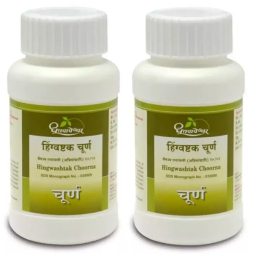 Dhootapapeshwar Hingwashtak Churna (60g, Pack of 2)