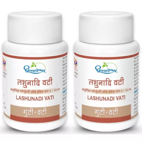 Dhootapapeshwar Lashunadi Vati (60 Tablets, Pack of 2)